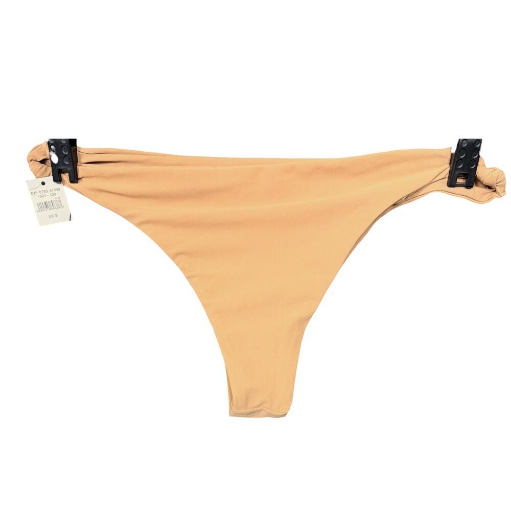 Po Swim by Ava Frati Women's Small Brown Taupe High Waisted Gypsy Bikini Bottom